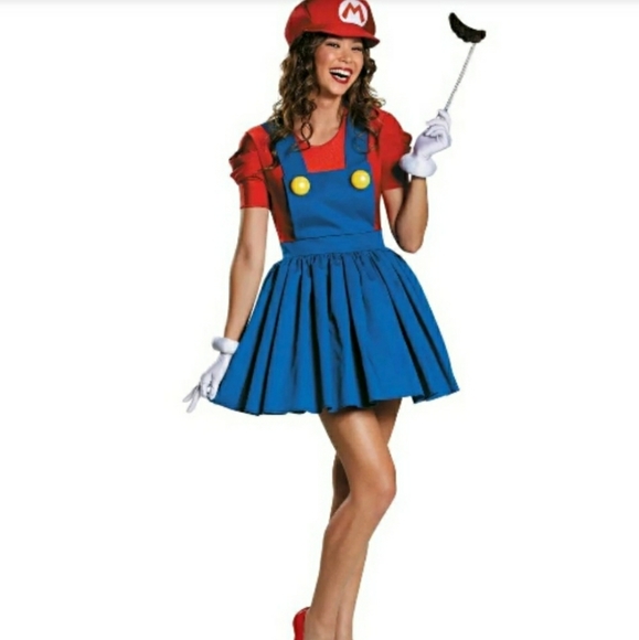 Super Mario Brothers Miss Mario Adult Costume